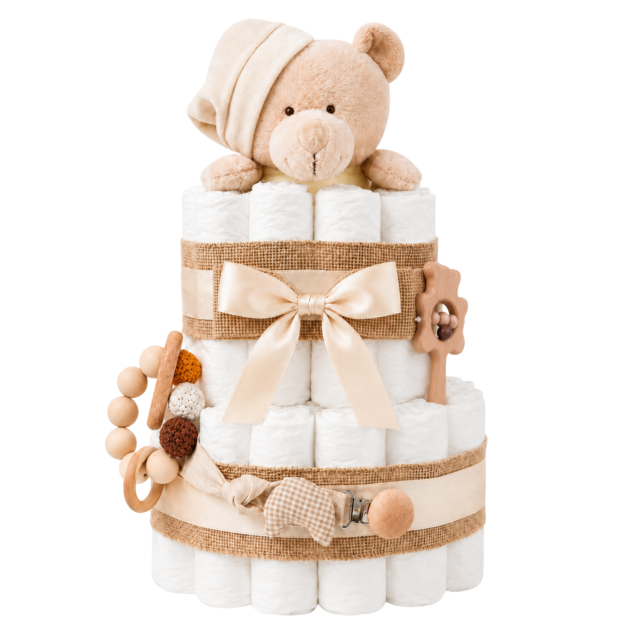 TARTA DE PAÑALES OSITO MIMO